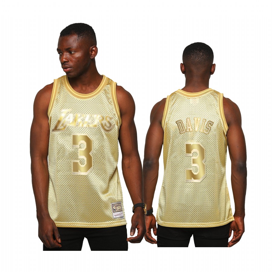 Anthony Davis #3 Los Angeles Lakers Golden Midas SM Jersey