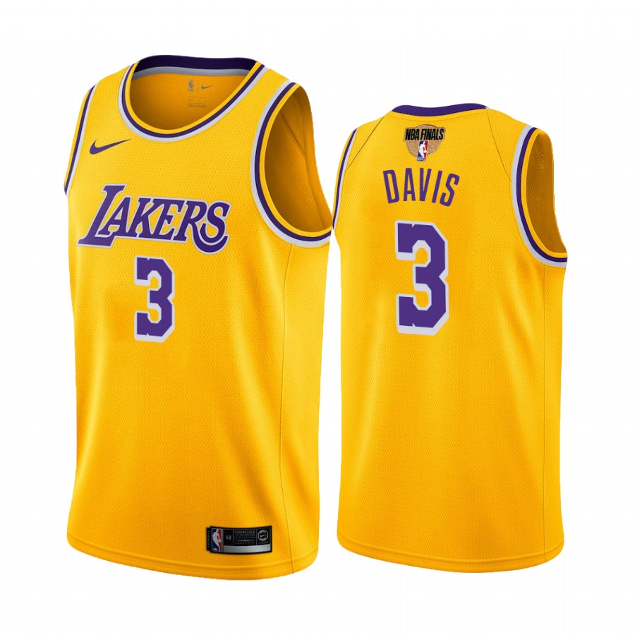 Anthony Davis Los Angeles Lakers Finals Bound Gold Jersey Icon Edition