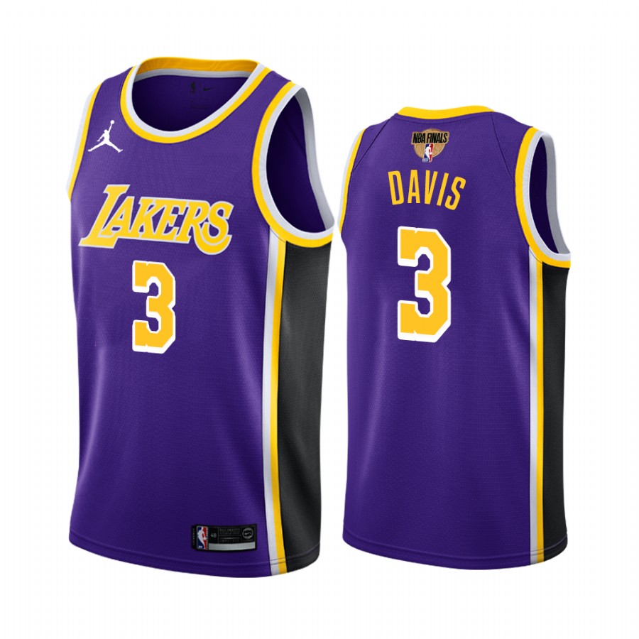 Anthony Davis Los Angeles Lakers Finals Bound Purple Jersey Statement Edition