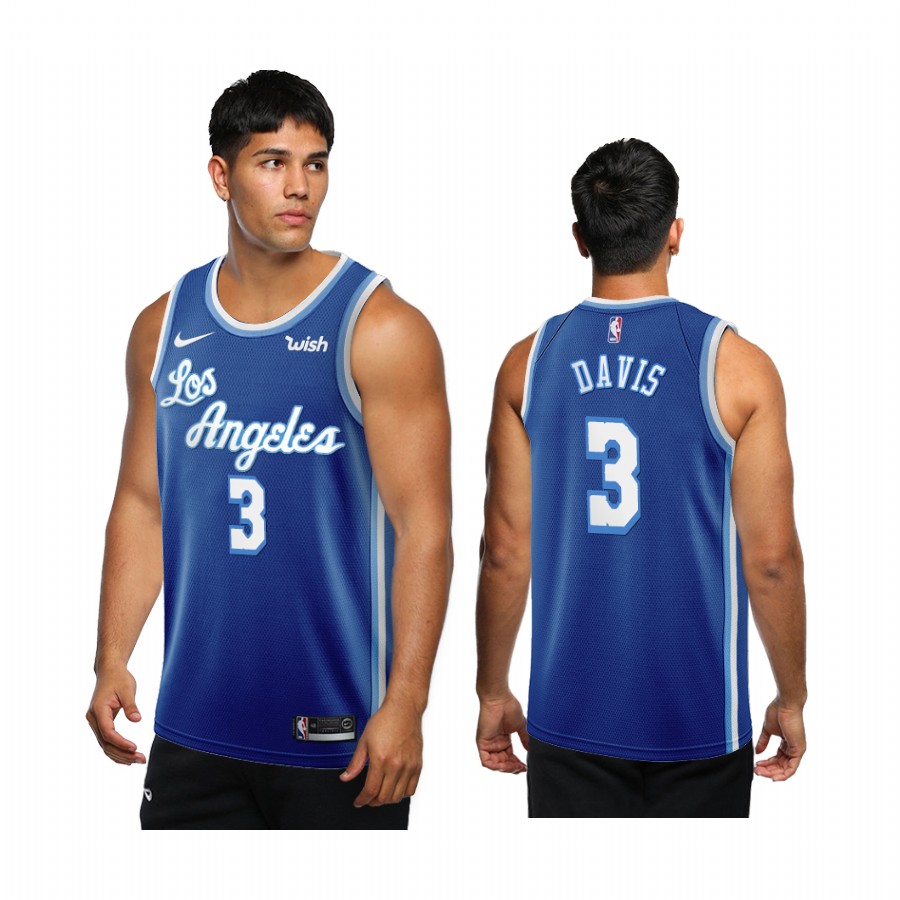 Anthony Davis Los Angeles Lakers Blue New Classic Edition Jersey