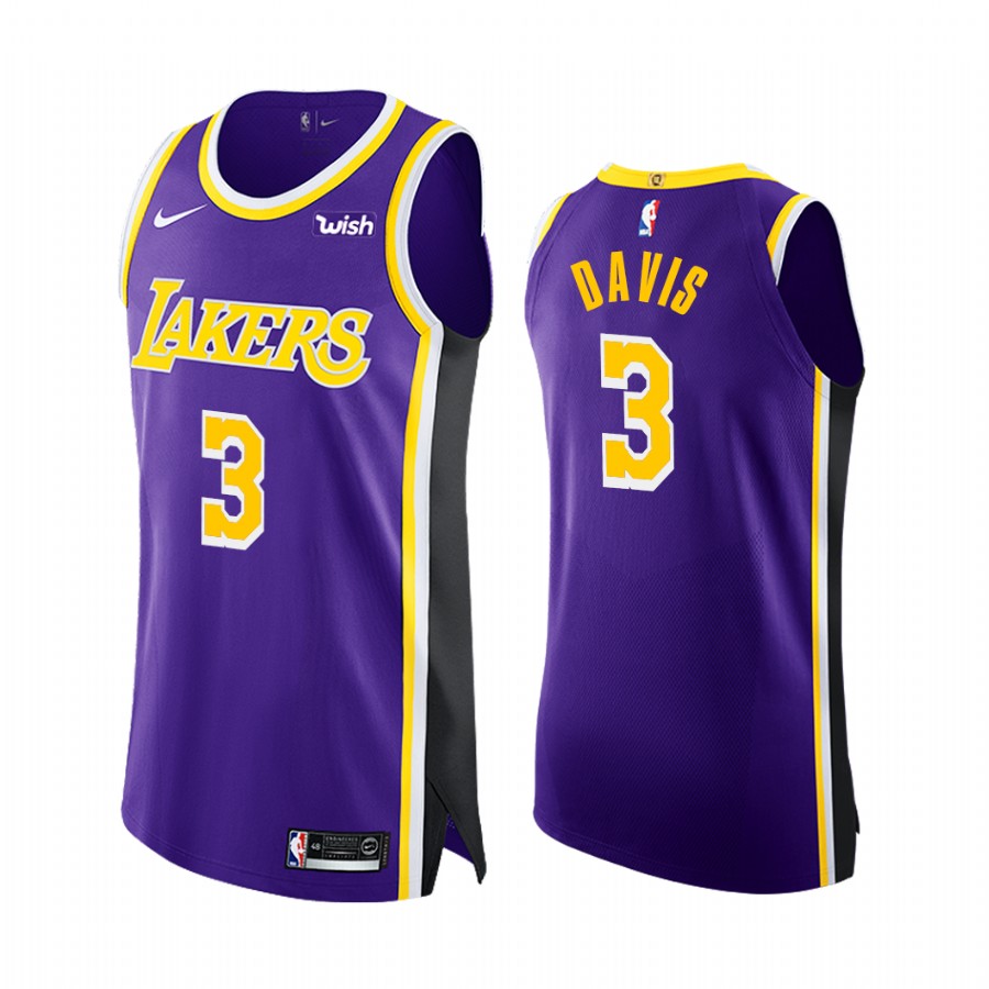 Anthony Davis Los Angeles Lakers Purple Statement Edition Jersey