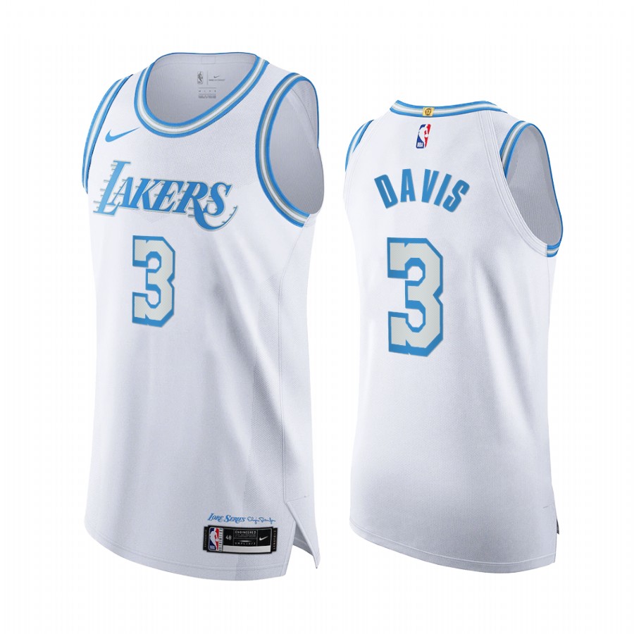 Anthony Davis Los Angeles Lakers White City Jersey Legacy of Lore