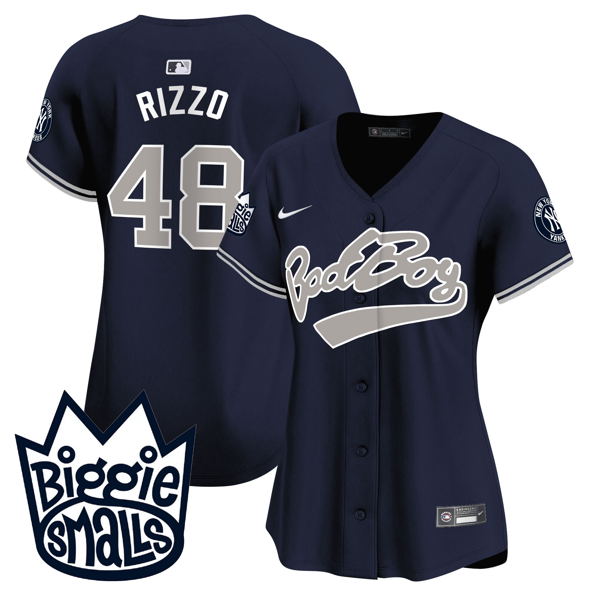Anthony Rizzo Women's New York Yankees Biggie Smalls Vapor Premier Limited Alternate Jersey
