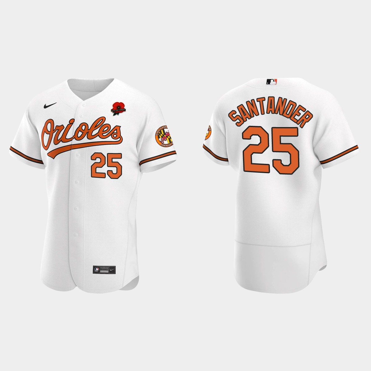 Anthony Santander Baltimore Orioles Memorial Day Jersey - White
