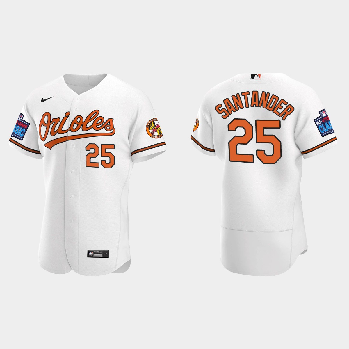 Anthony Santander Baltimore Orioles Little League Classic Jersey - White