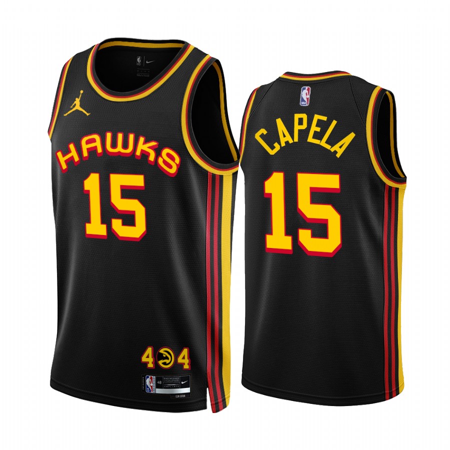 Atlanta Hawks Clint Capela Black Statement Edition Jersey