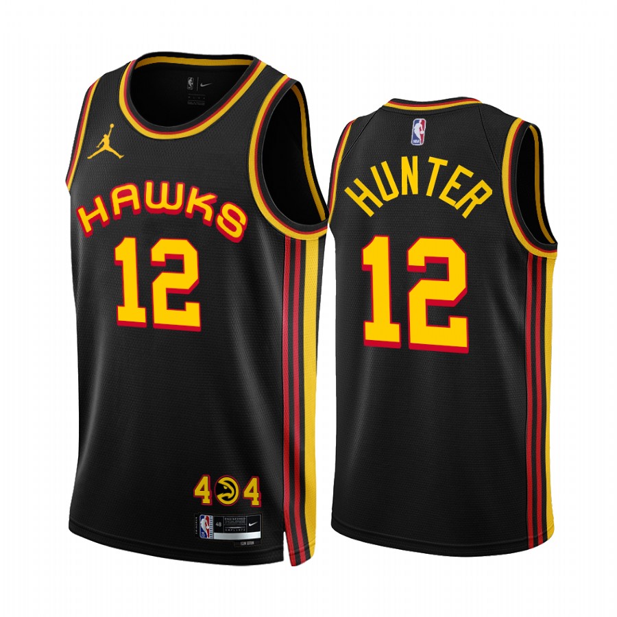 Atlanta Hawks De'Andre Hunter Black Statement Edition Jersey