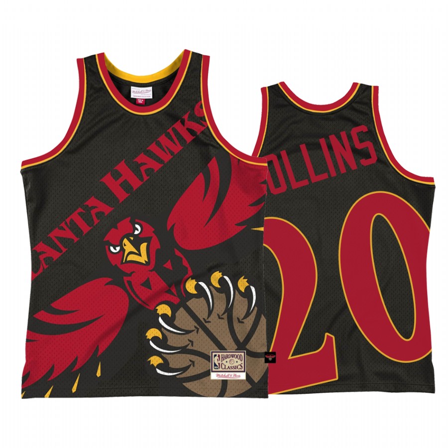 Atlanta Hawks John Collins #20 Black Big Face 2.0 Jersey