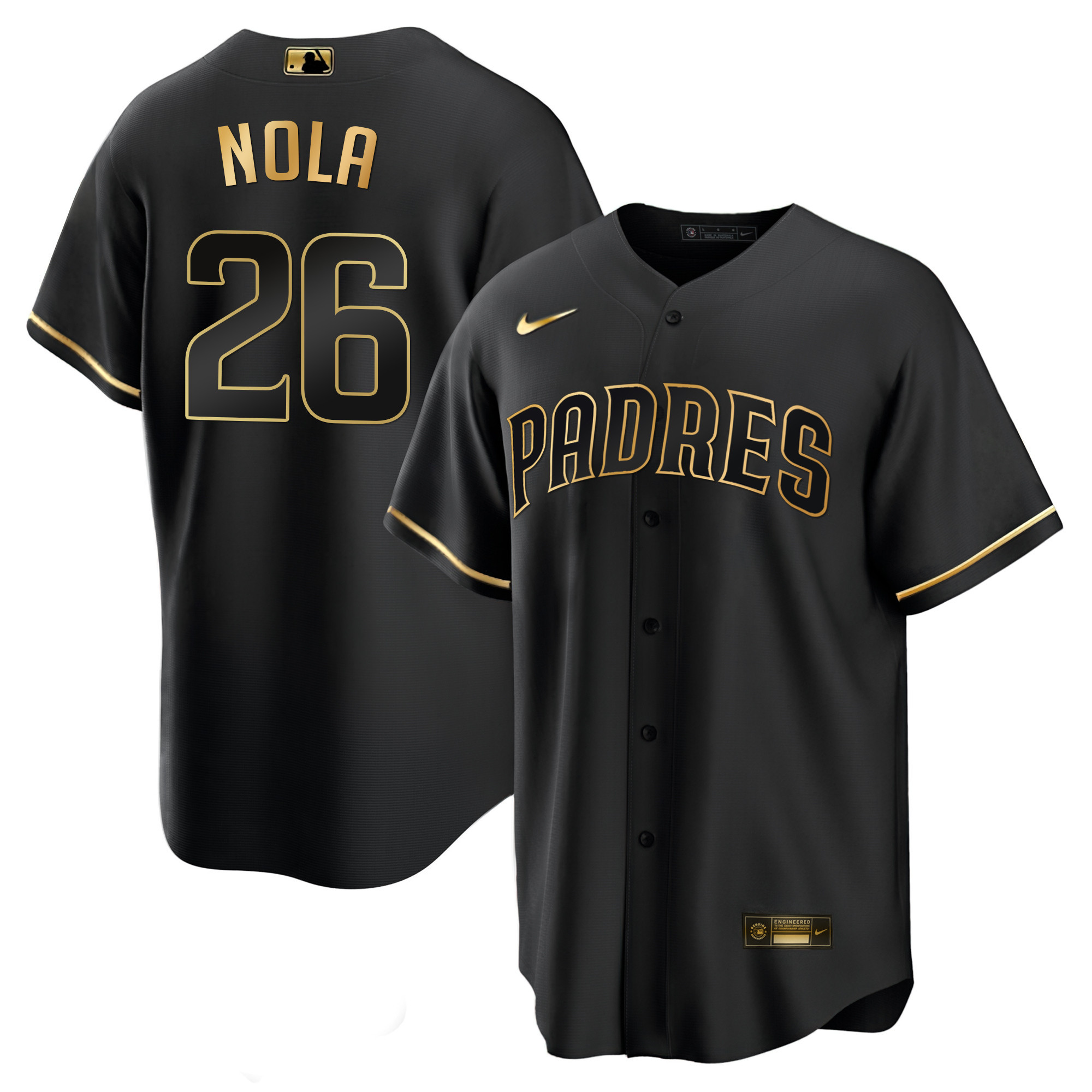 Austin Nola Men's San Diego Padres Black Limited & Gold Cool Black Gold Jersey