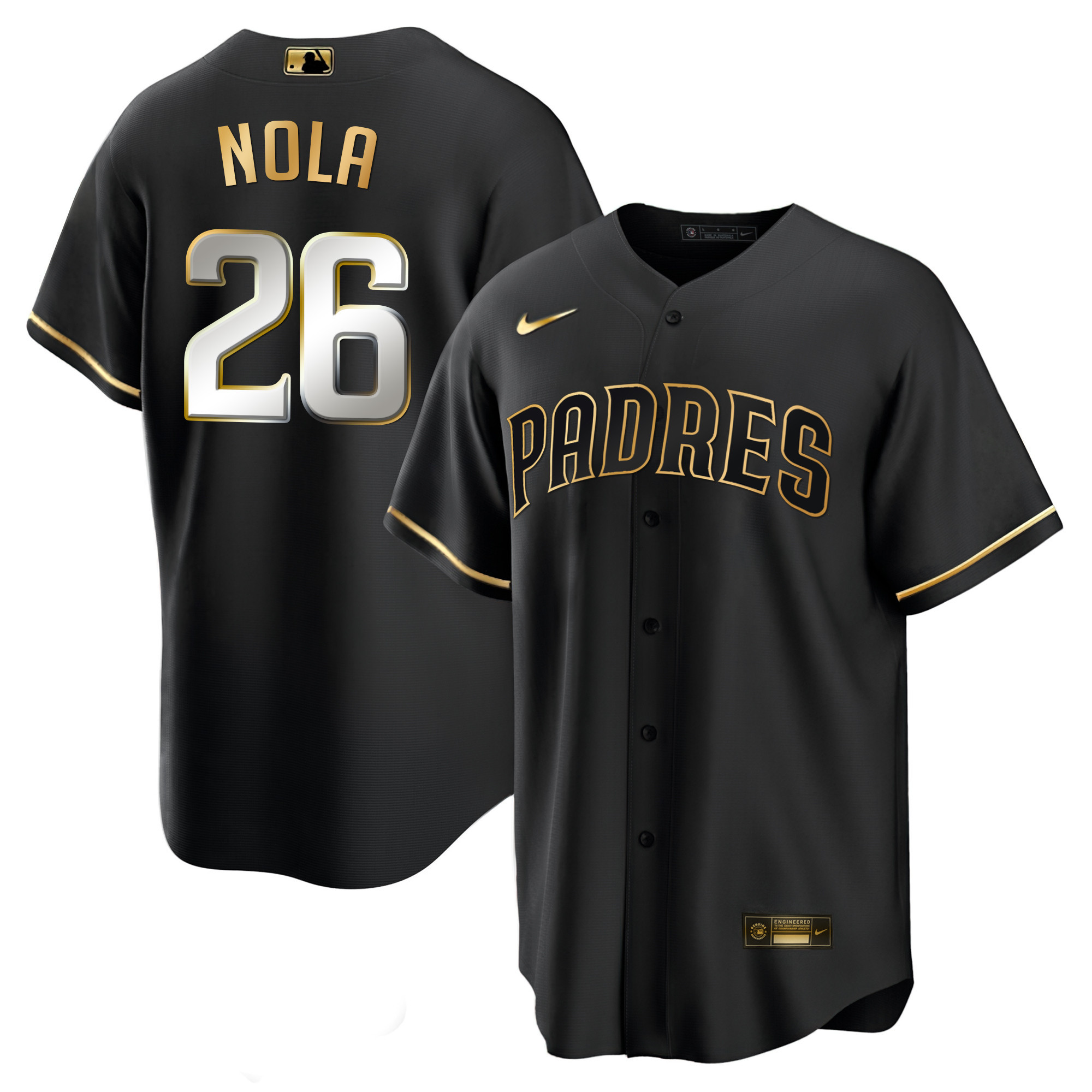 Austin Nola Men's San Diego Padres Black Limited & Gold Cool Black Limited Jersey