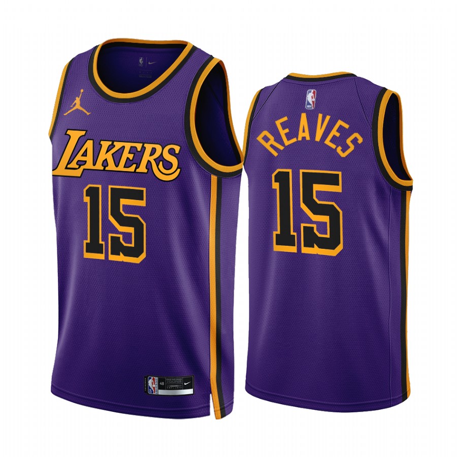 Austin Reaves Los Angeles Lakers Purple #15 Statement Edition Jersey