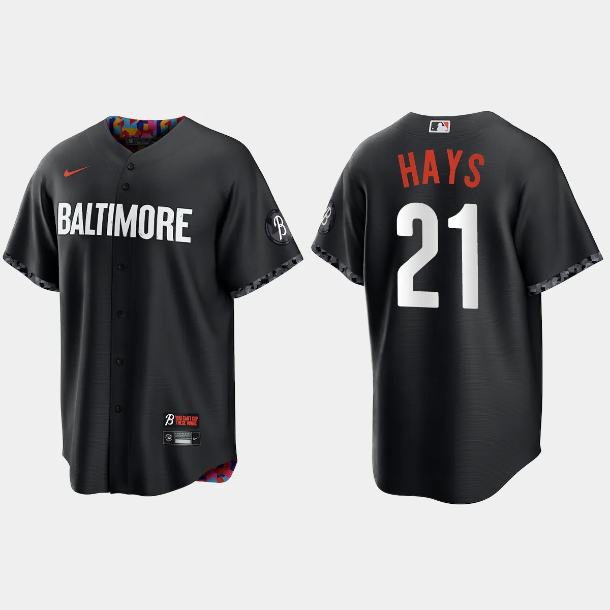 Baltimore Orioles Austin Hays City Connect Jersey - Black
