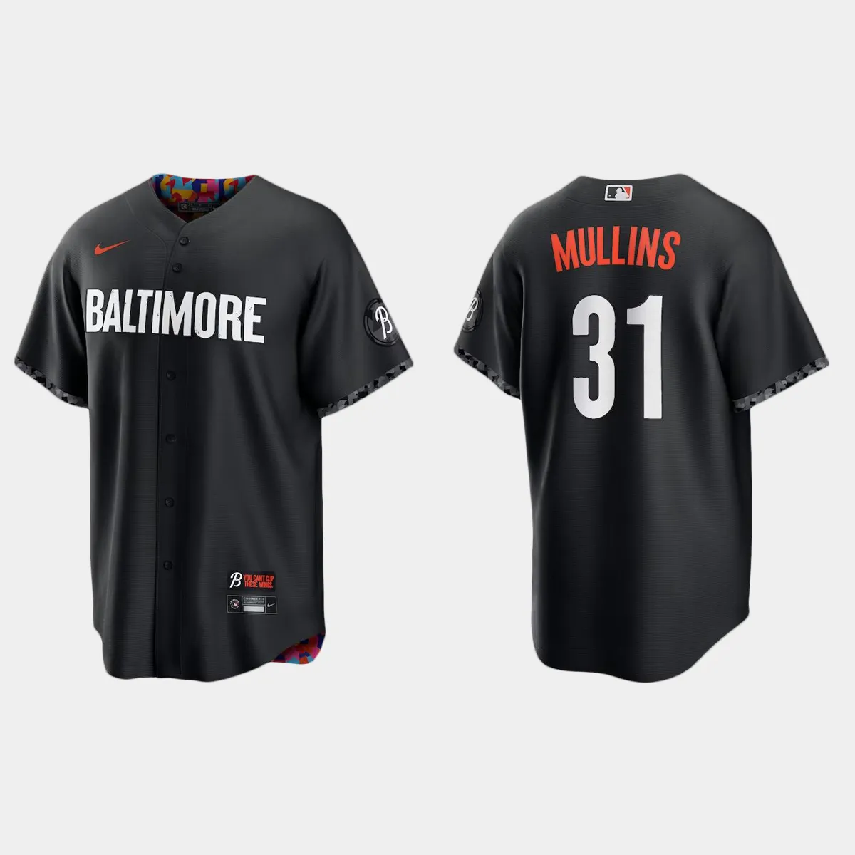 Baltimore Orioles Cedric Mullins City Connect Jersey - Black