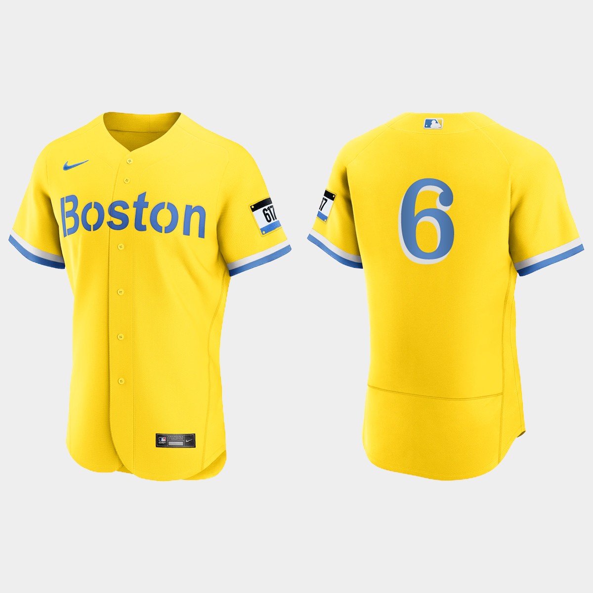 Bill Buckner Boston Red Sox City Connect Jersey - Gold Light Blue