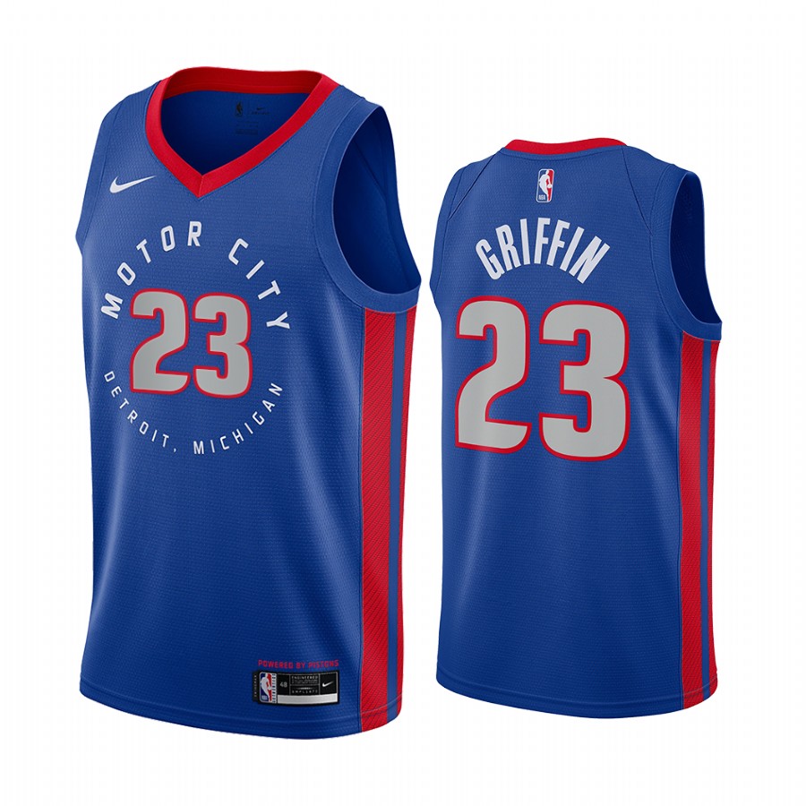 Blake Griffin Detroit Pistons Navy Motor City Edition Jersey