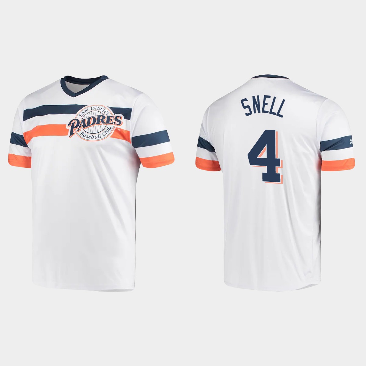 Blake Snell San Diego Padres Cooperstown Collection V-Neck Jersey - White