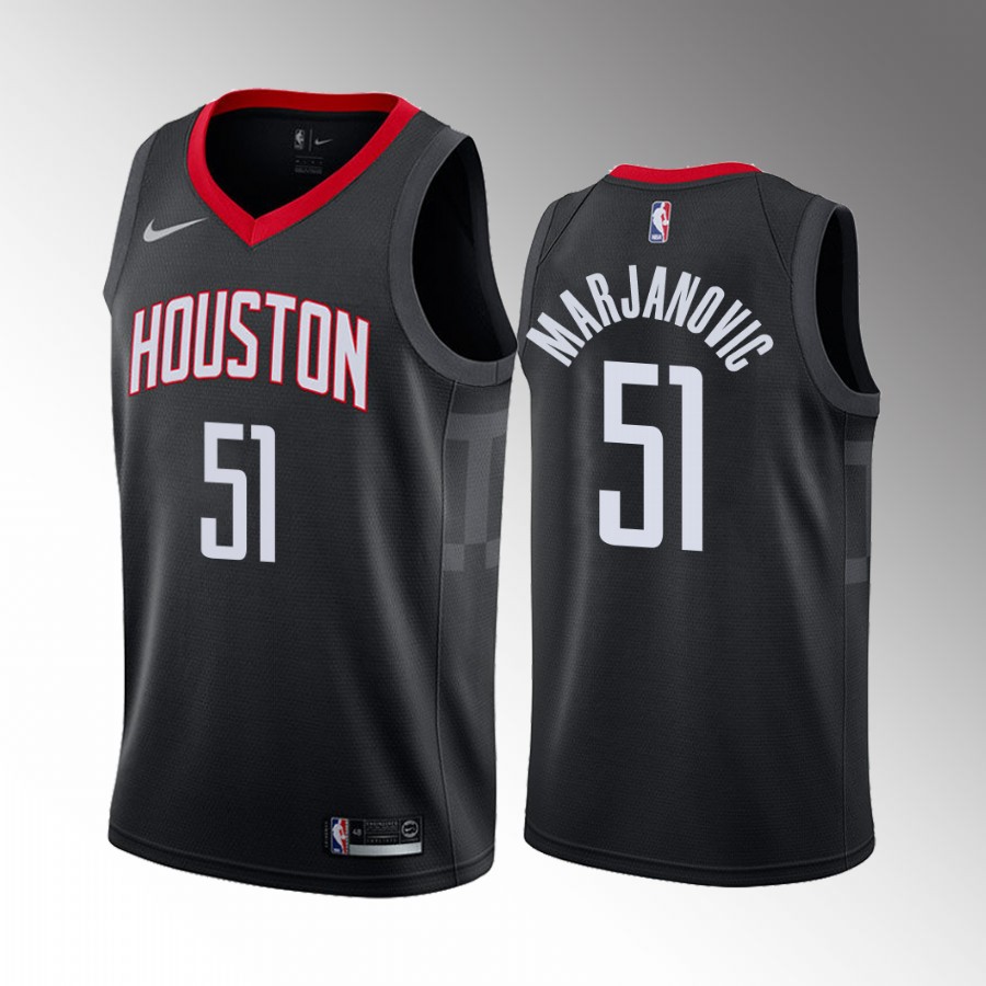 Boban Marjanovic #51 Houston Rockets Statement Edition Black Jersey