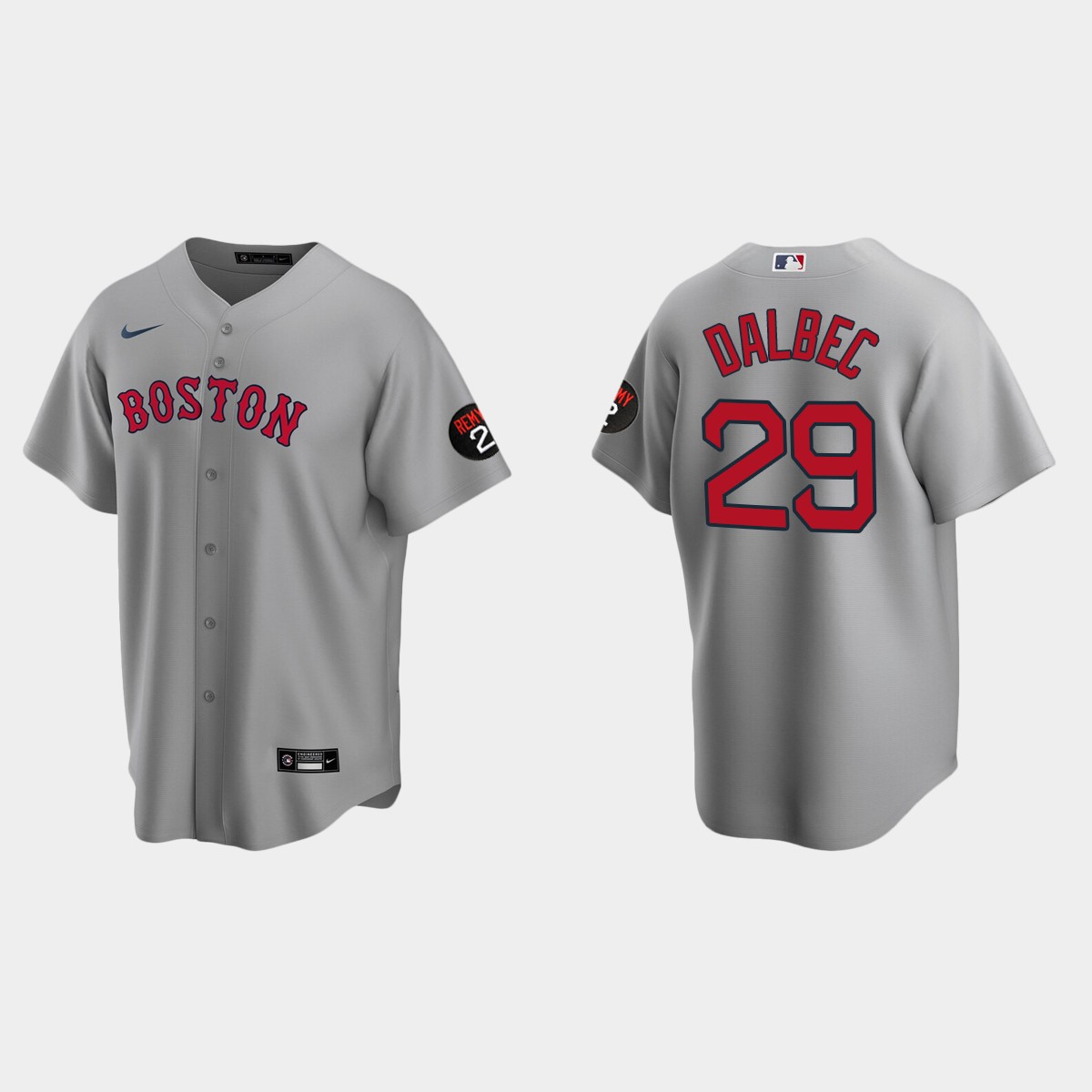 Bobby Dalbec Boston Red Sox Jersey - Gray