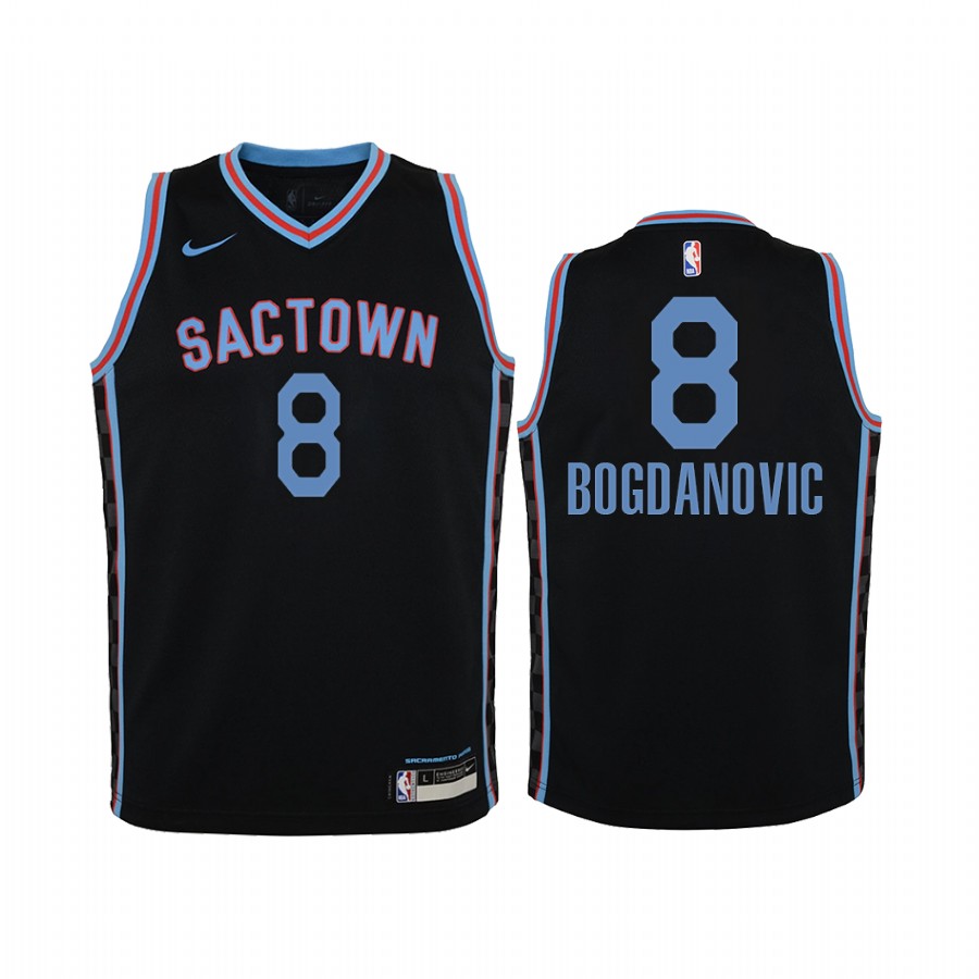 Bogdan Bogdanovic Sacramento Kings City Edition Youth Jersey - Black