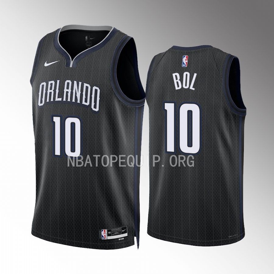Bol Bol Orlando Magic Black #10 City Edition Jersey Swingman