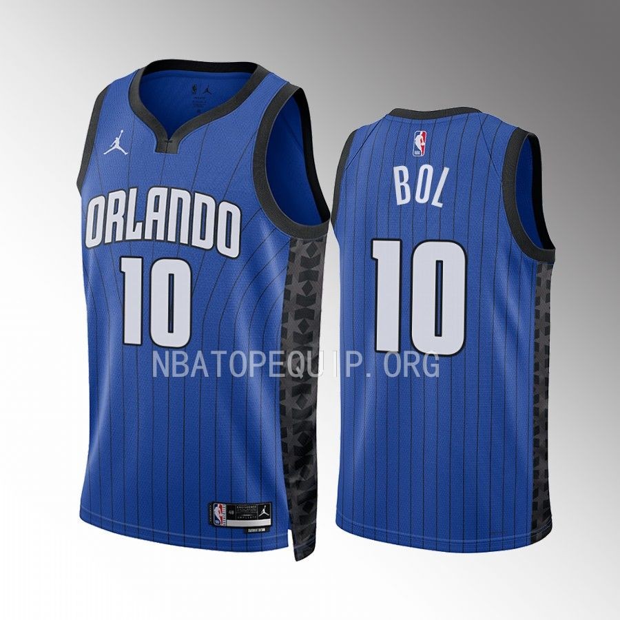 Bol Bol Orlando Magic Blue #10 Statement Edition Jersey Swingman