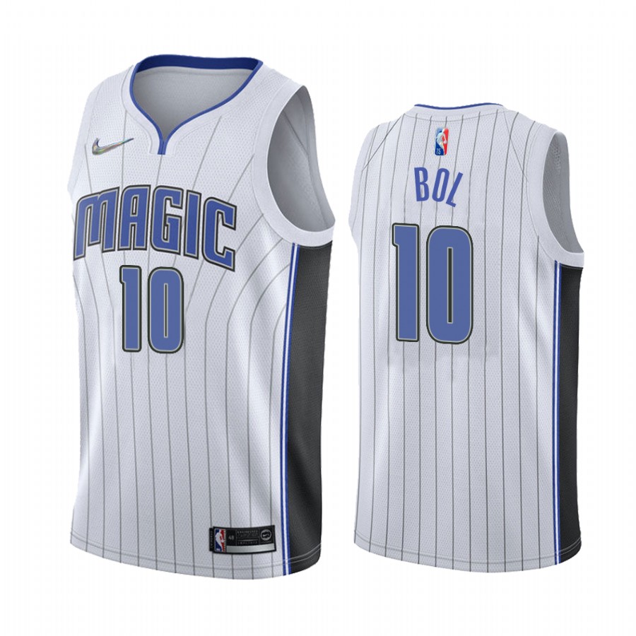 Bol Bol Orlando Magic White #10 Association Edition Jersey Trade