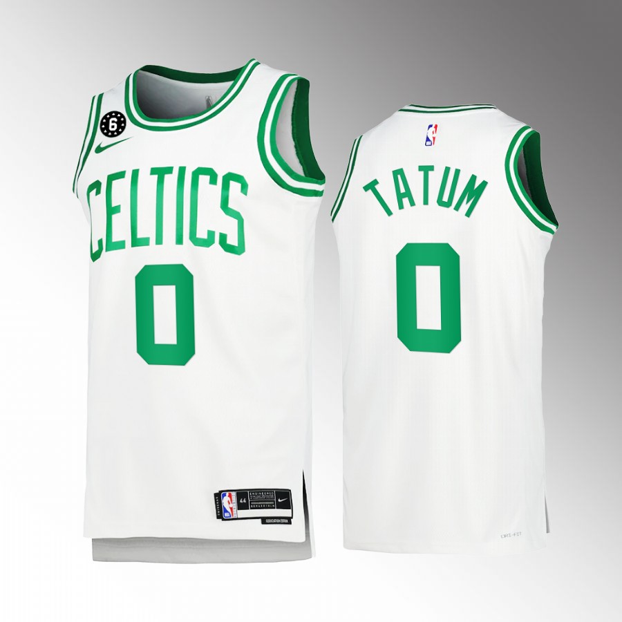 Boston Celtics Jayson Tatum Association Edition White #0 Jersey Honor Russell