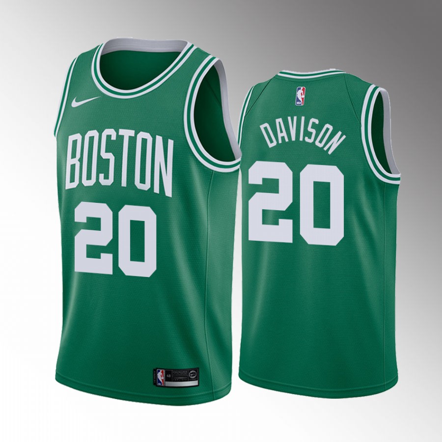 Boston Celtics JD Davison Draft Alabama Crimson Tide Green #20 Jersey Icon Edition