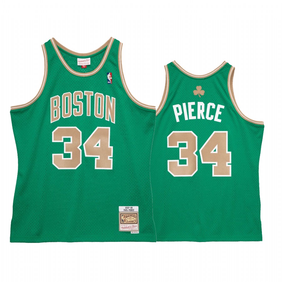 Boston Celtics Paul Pierce #34 Green St Patricks Day Jersey