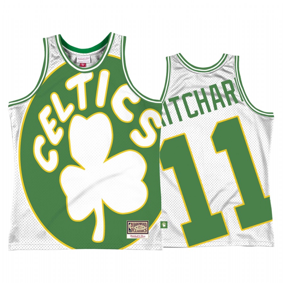 Boston Celtics Payton Pritchard #11 White Big Face 2.0 Jersey
