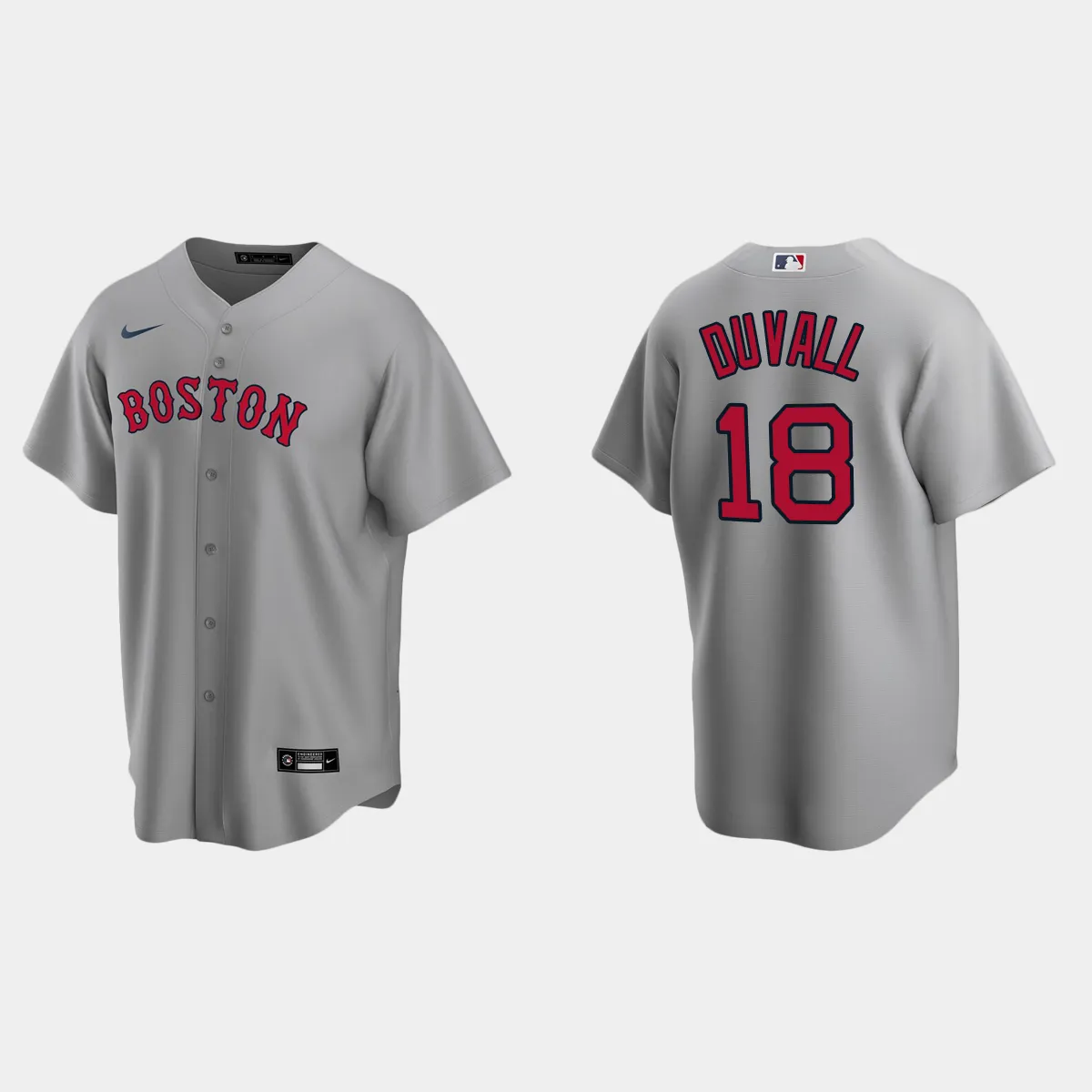 Boston Red Sox Adam Duvall Road Jersey - Gray