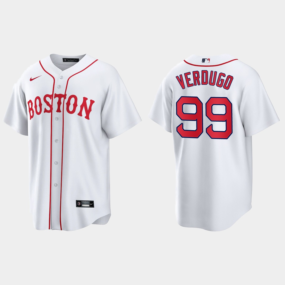 Boston Red Sox Alex Verdugo Patriots' Day Jersey - White