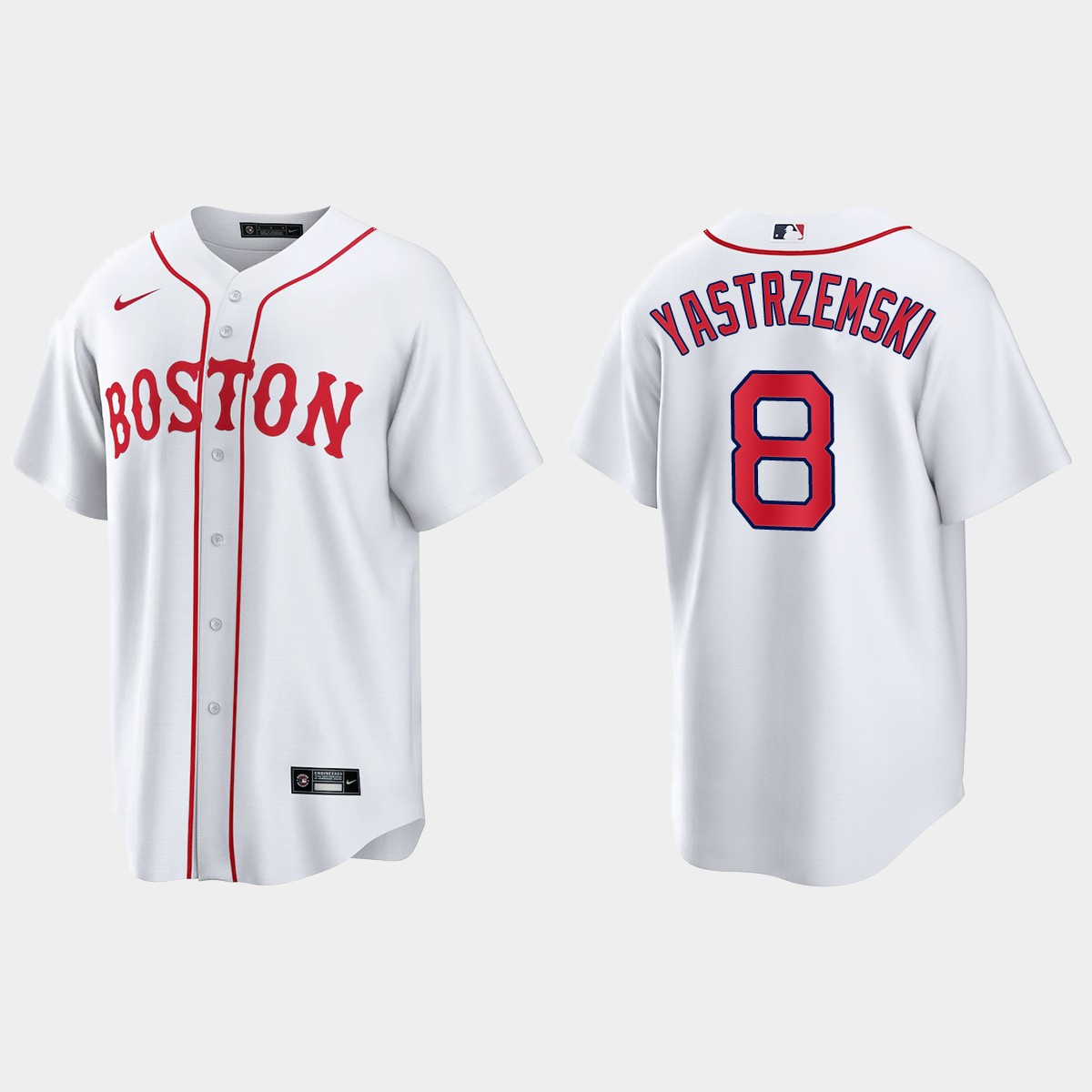 Boston Red Sox Carl Yastrzemski Patriots' Day Jersey - White
