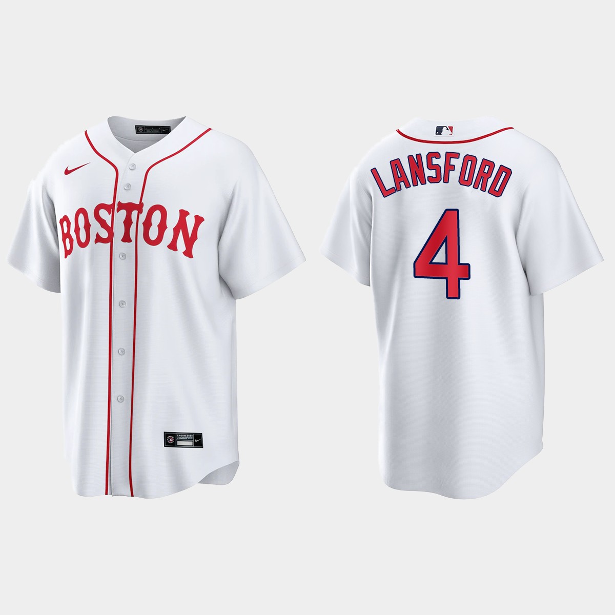 Boston Red Sox Carney Lansford Patriots' Day Jersey - White