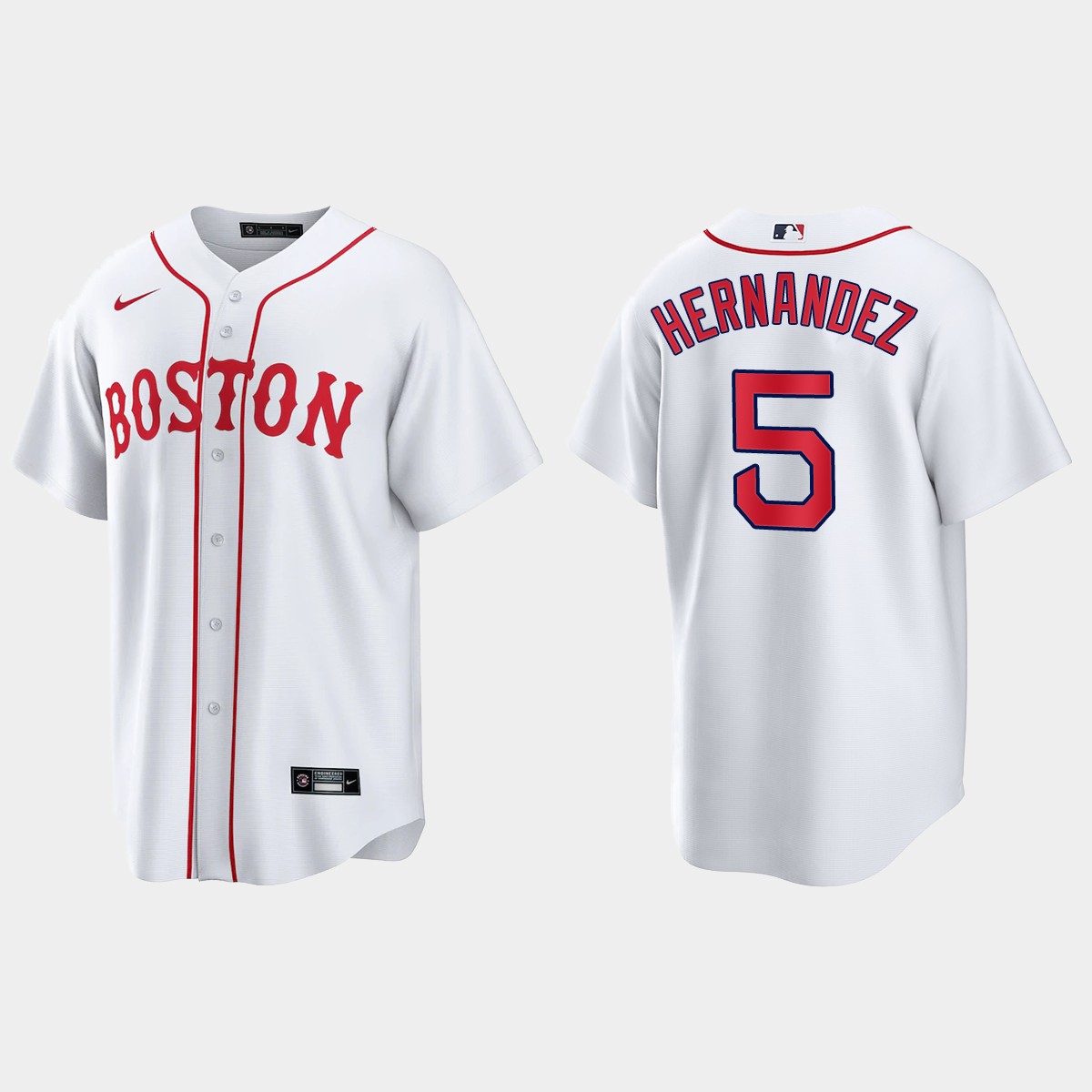 Boston Red Sox Enrique Hernandez Patriots' Day Jersey - White