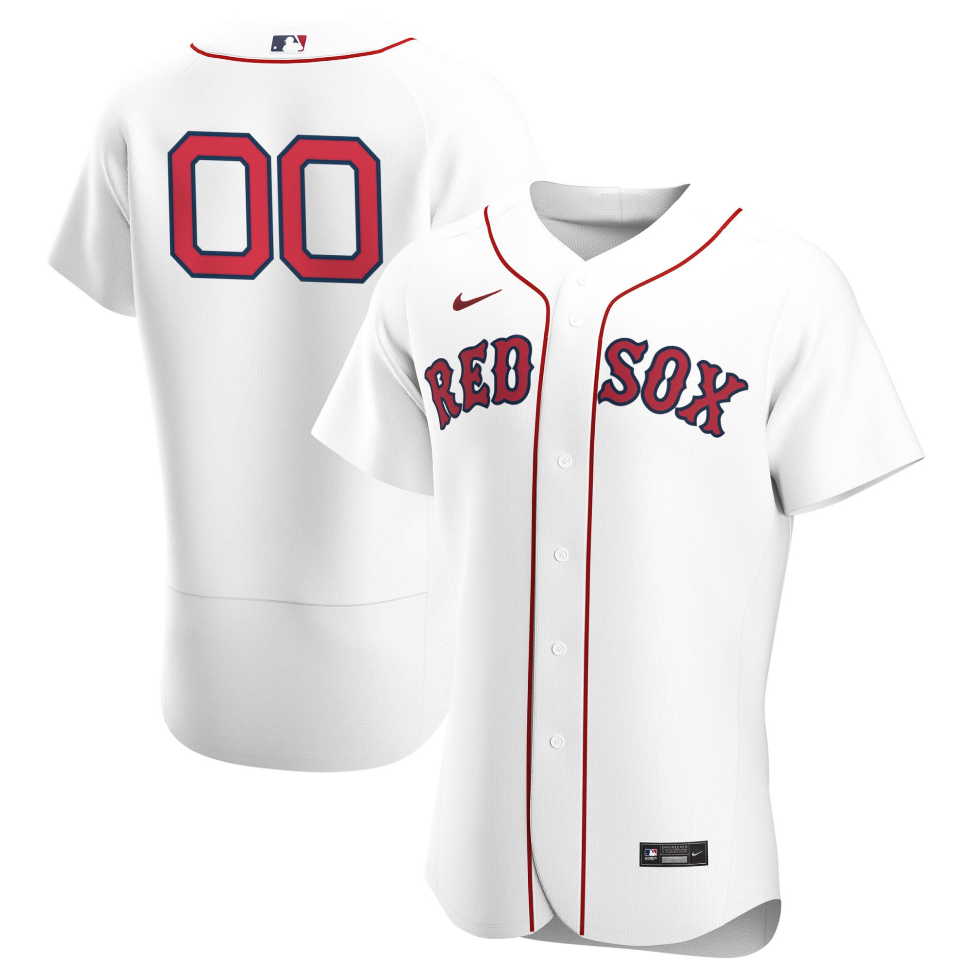 Boston Red Sox Home Pick-a-player Retired Roster Authentic Jersey - White Custom Jerseys 