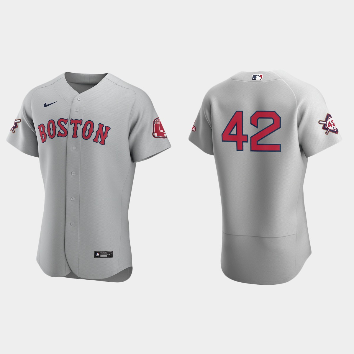 Boston Red Sox Jackie Robinson Day Jersey - Gray