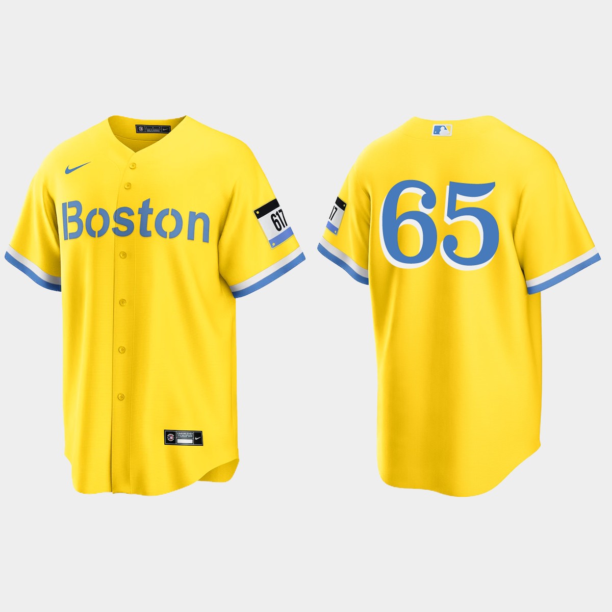 Boston Red Sox James Paxton City Connect Jersey - Gold Light Blue