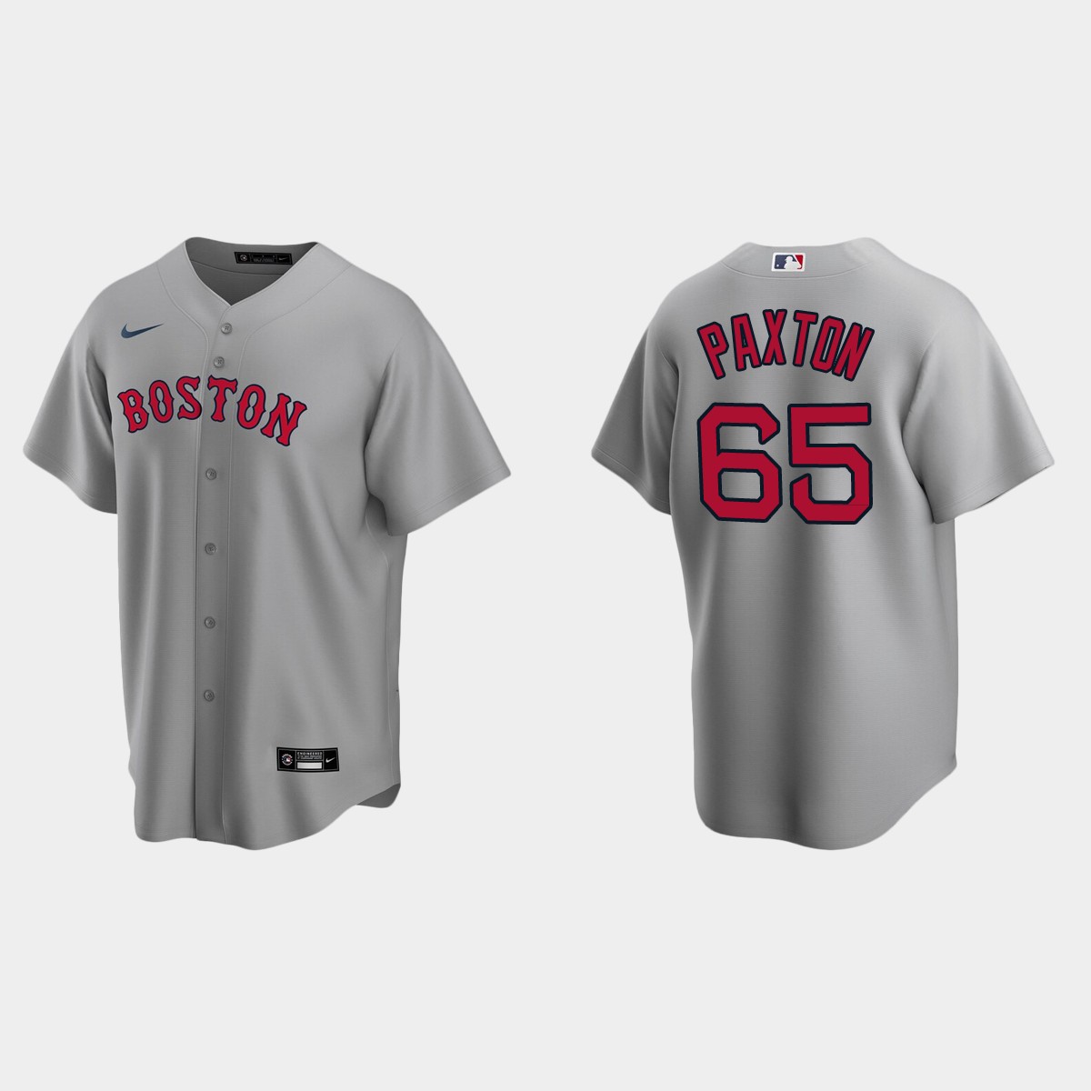 Boston Red Sox James Paxton Road Jersey - Gray