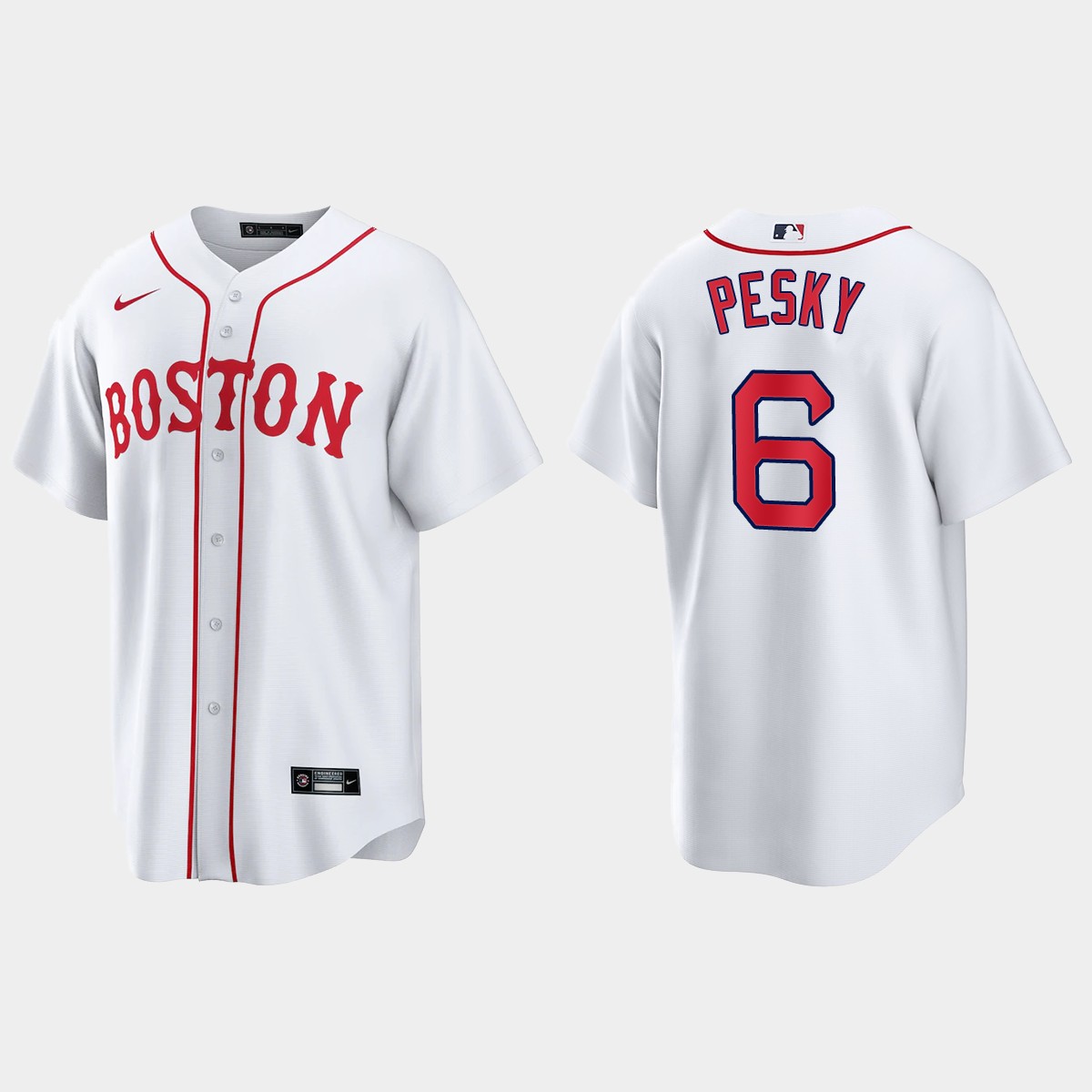 Boston Red Sox Johnny Pesky Patriots' Day Jersey - White