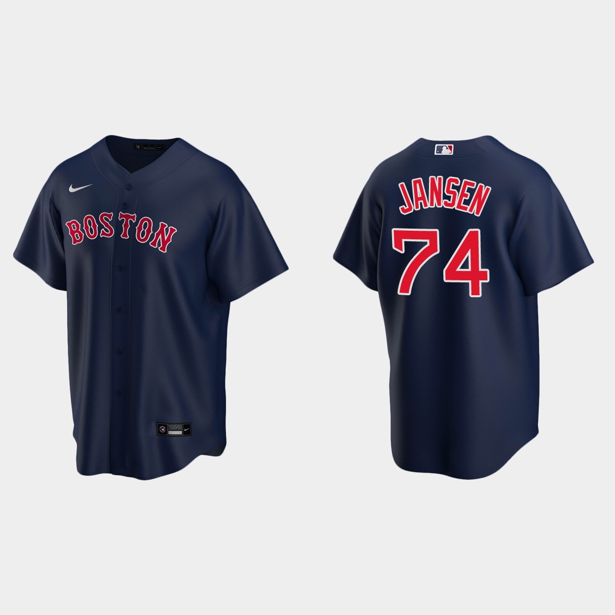 Boston Red Sox Kenley Jansen Alternate Jersey - Navy