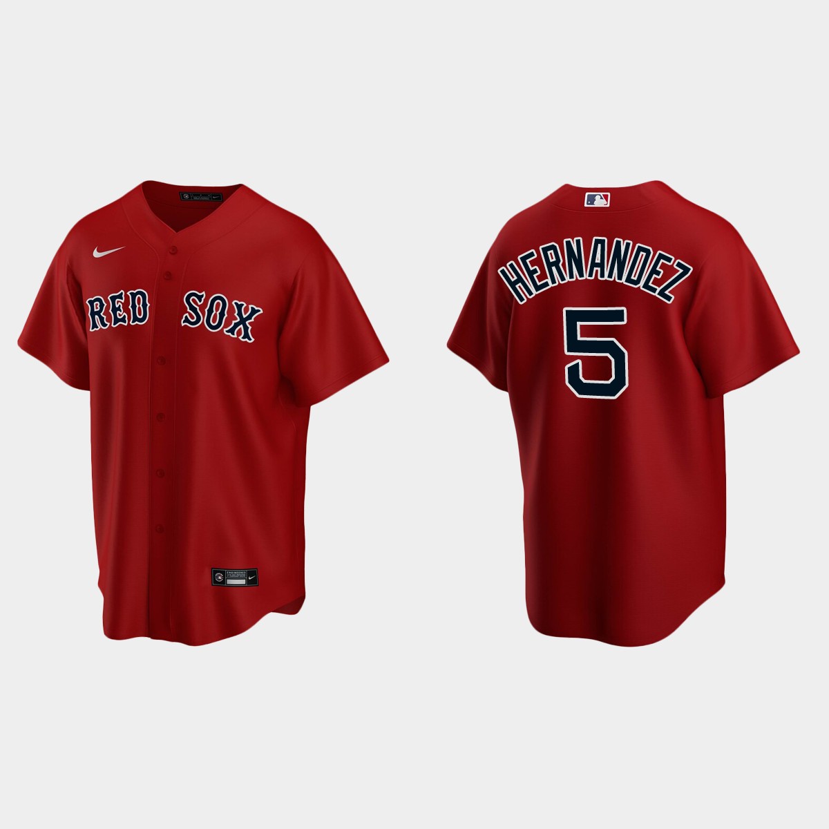 Boston Red Sox Kike Hernandez Alternate Jersey - Red