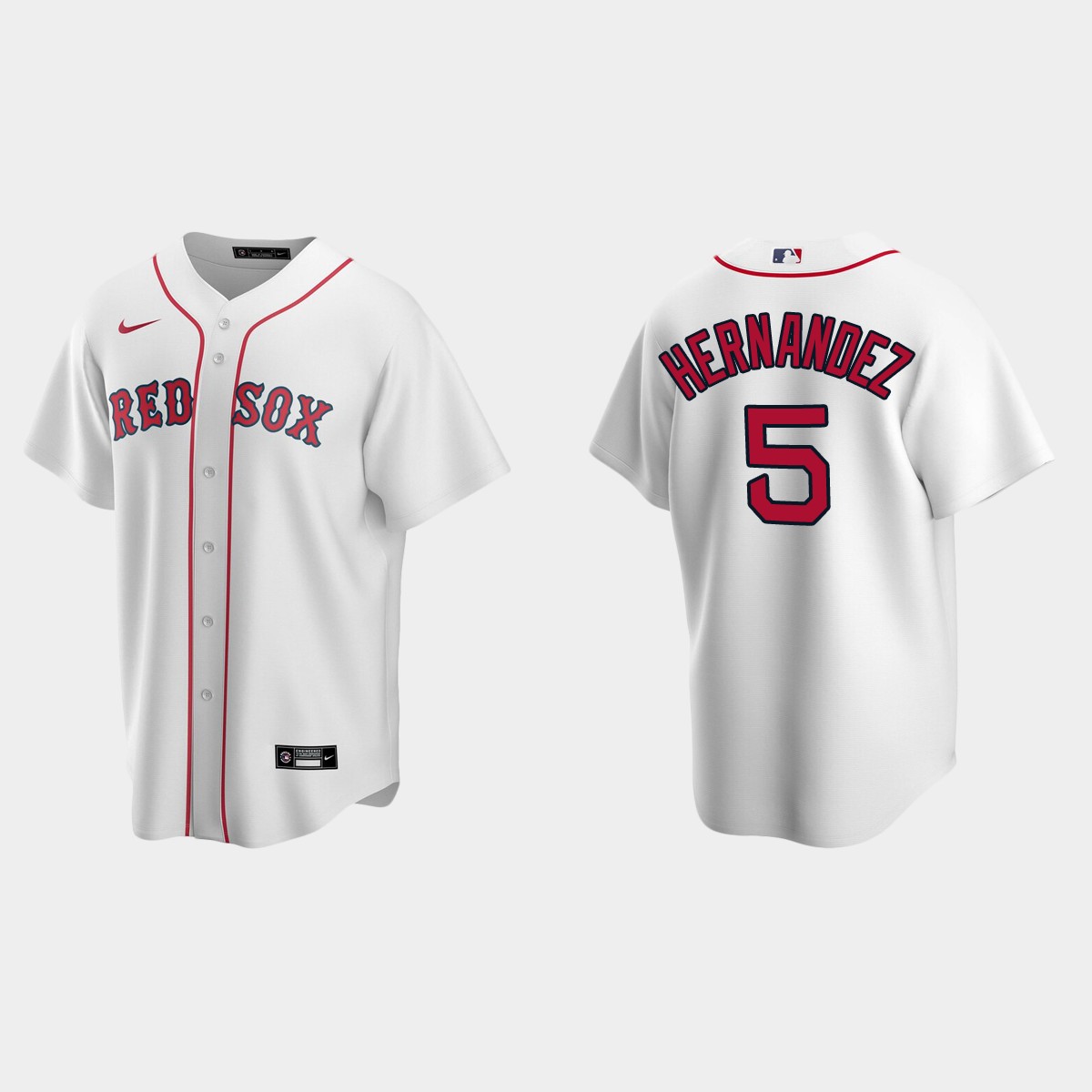 Boston Red Sox Kike Hernandez Home Jersey - White