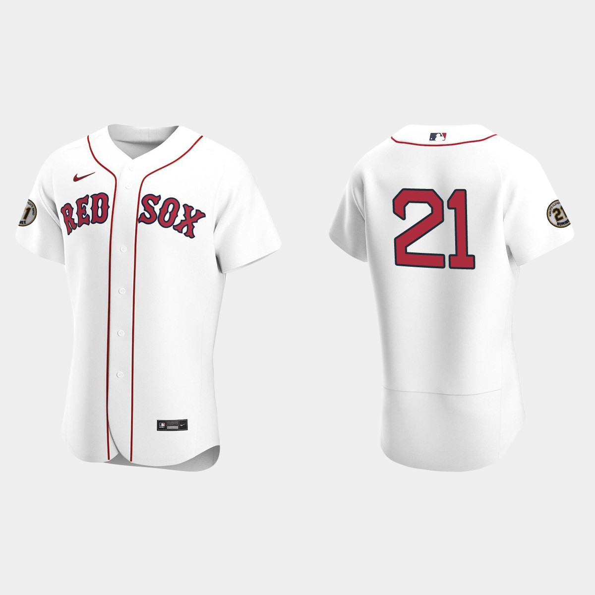 Boston Red Sox Roberto Clemente Day Jersey - White