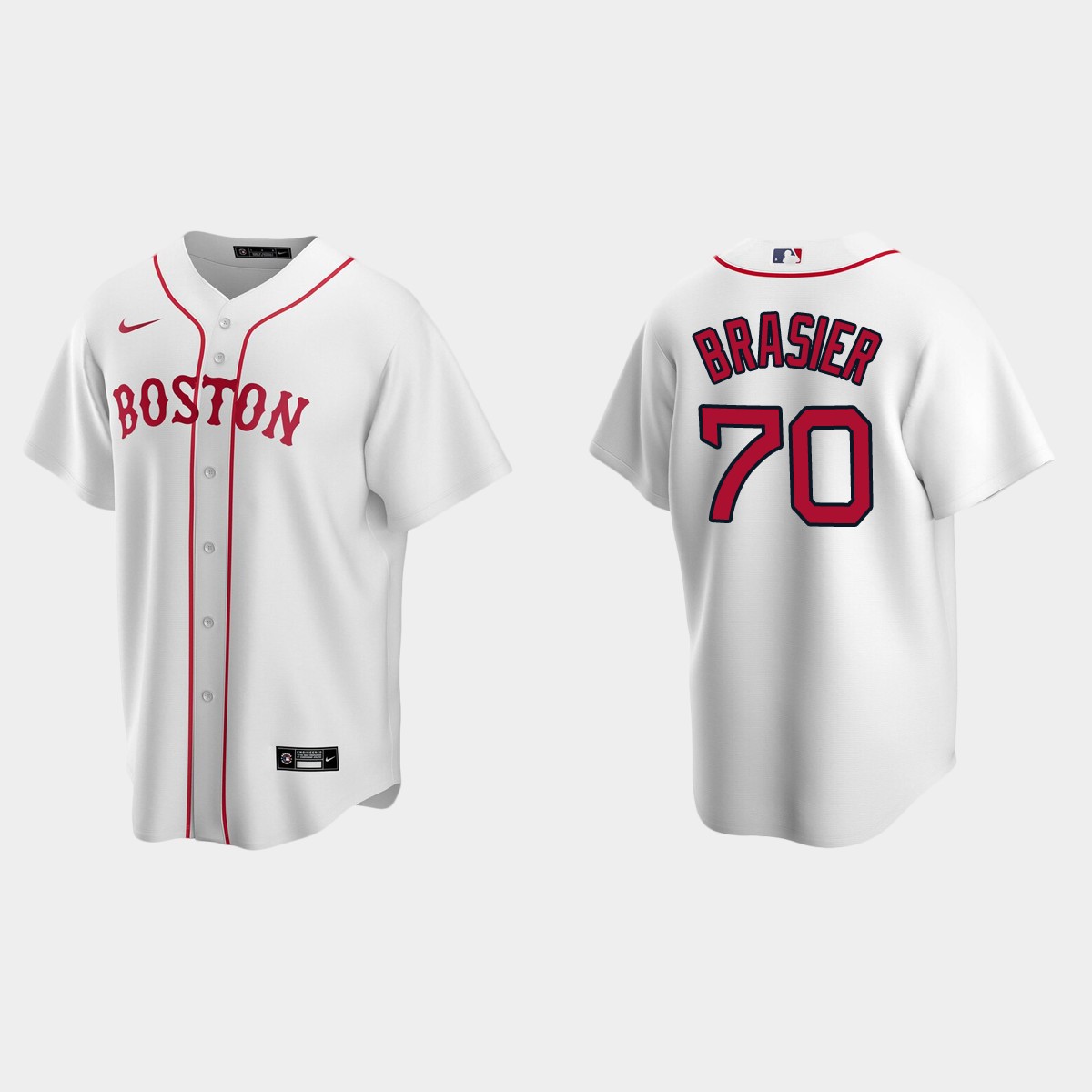 Boston Red Sox Ryan Brasier Alternate Jersey - White