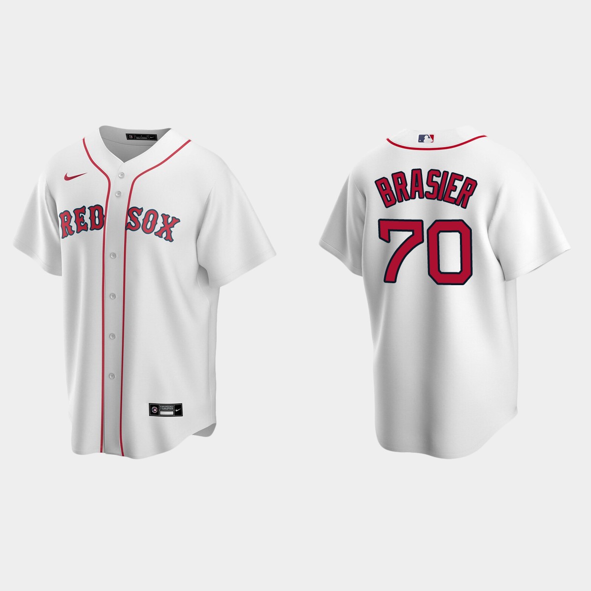 Boston Red Sox Ryan Brasier Home Jersey - White
