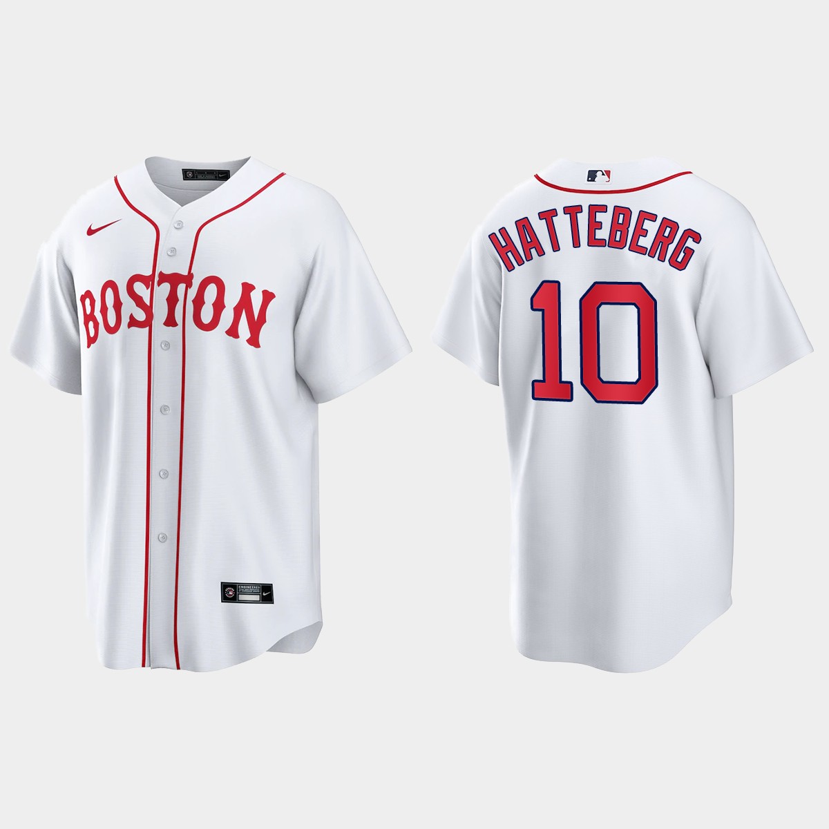 Boston Red Sox Scott Hatteberg Patriots' Day Jersey - White