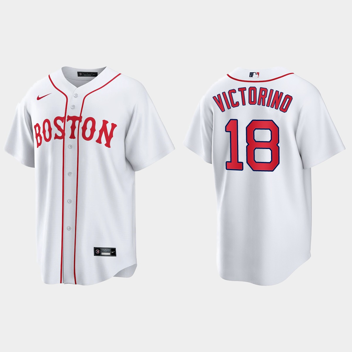 Boston Red Sox Shane Victorino Patriots' Day Jersey - White