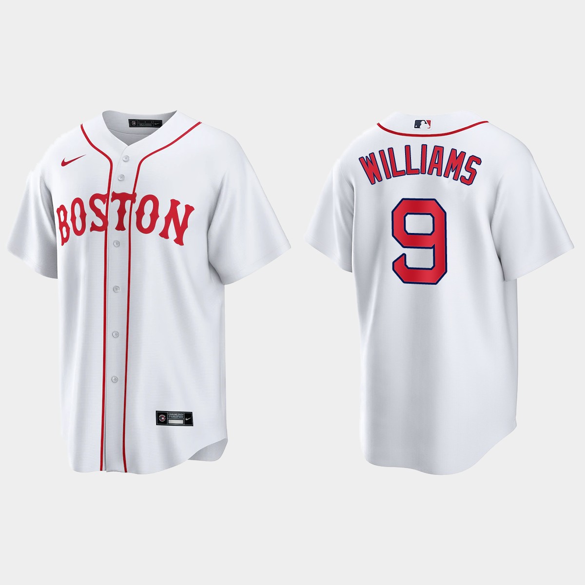Boston Red Sox Ted Williams Patriots' Day Jersey - White