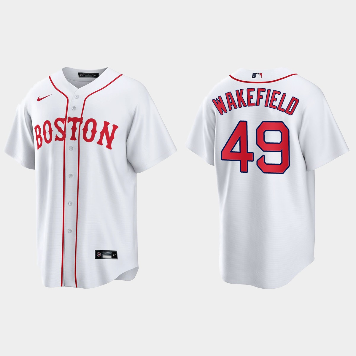 Boston Red Sox Tim Wakefield Patriots' Day Jersey - White